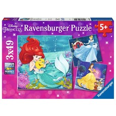 RAVENSBURGER 3x49pc Disney Princesses