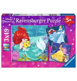 RAVENSBURGER 3x49pc Disney Princesses