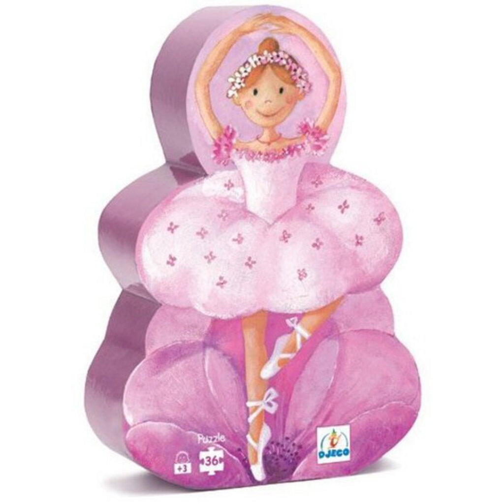 DJECO 36pc Silhouette Ballerina W/Flower