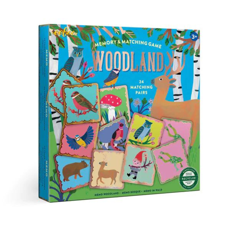 EEBOO Woodland Memory & Match Game