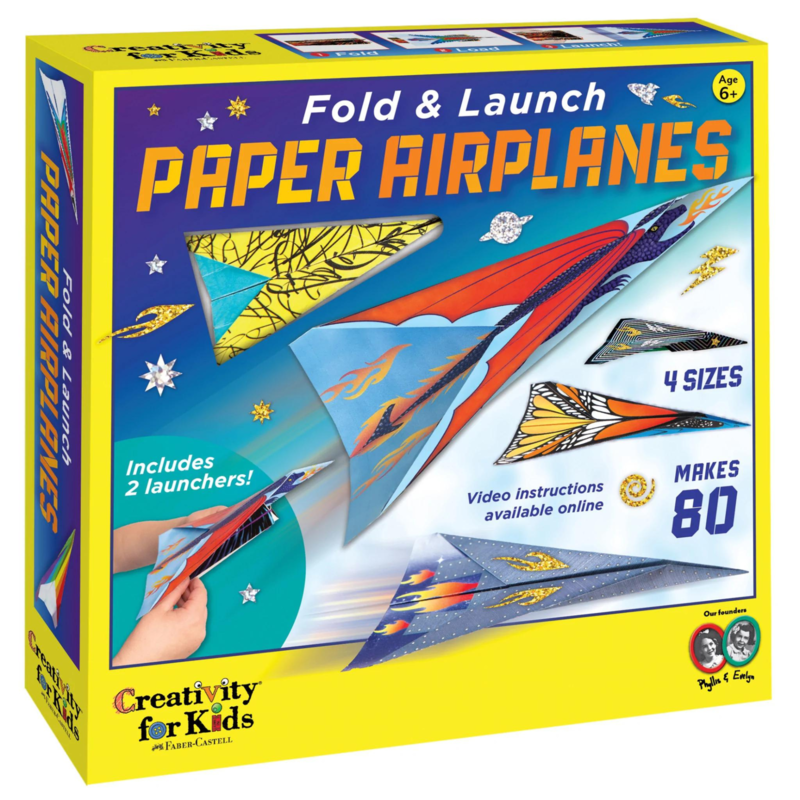 CREATIVITY FOR KIDS Fold & Launch Paper Airplanes