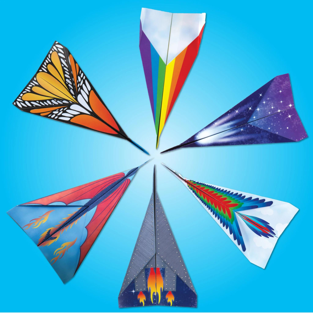 CREATIVITY FOR KIDS Fold & Launch Paper Airplanes