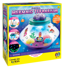 CREATIVITY FOR KIDS Crystal Mermaid Terrarium