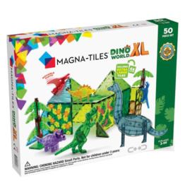 VALTECH Magna Tiles Dino World XL 50 piece Set
