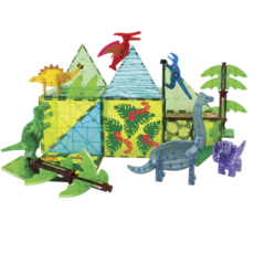 VALTECH Magna-Tiles Dino World XL 50 piece Set