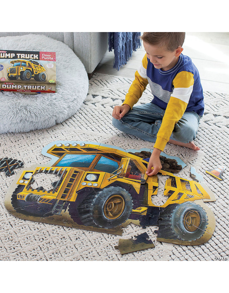 Dump Truck Floor Puzzle BrainyZoo Toys