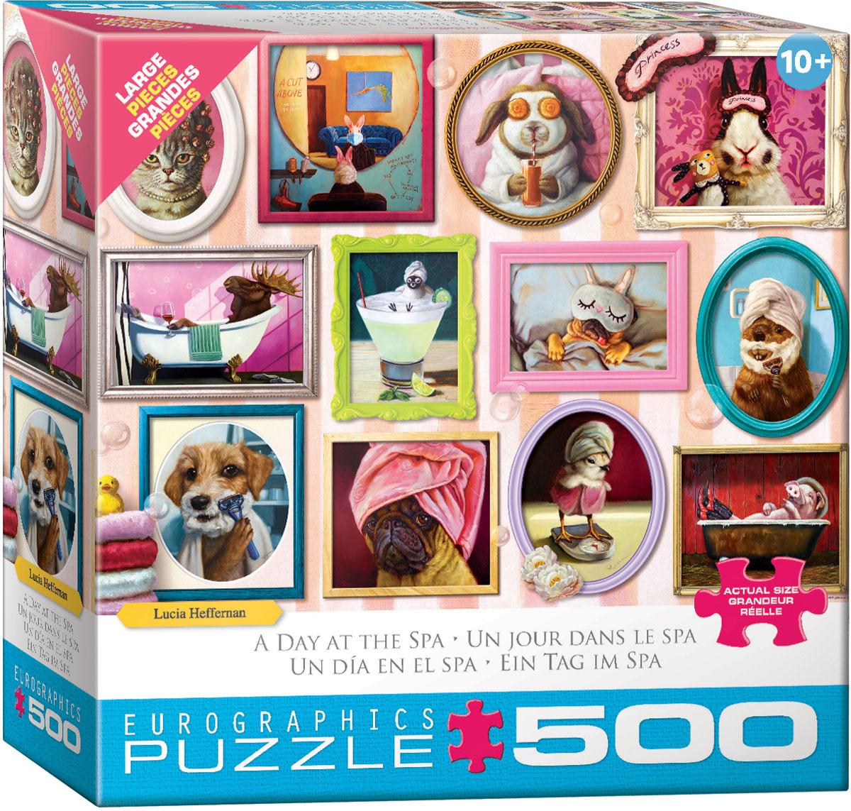 Funny Dogs by Lucia Heffernan 1000pc - BrainyZoo Toys