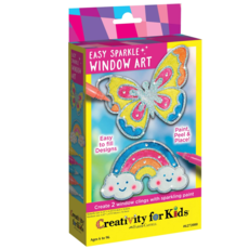 CREATIVITY FOR KIDS Easy Sparkle Window Art DISC