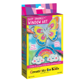 CREATIVITY FOR KIDS Easy Sparkle Window Art DISC