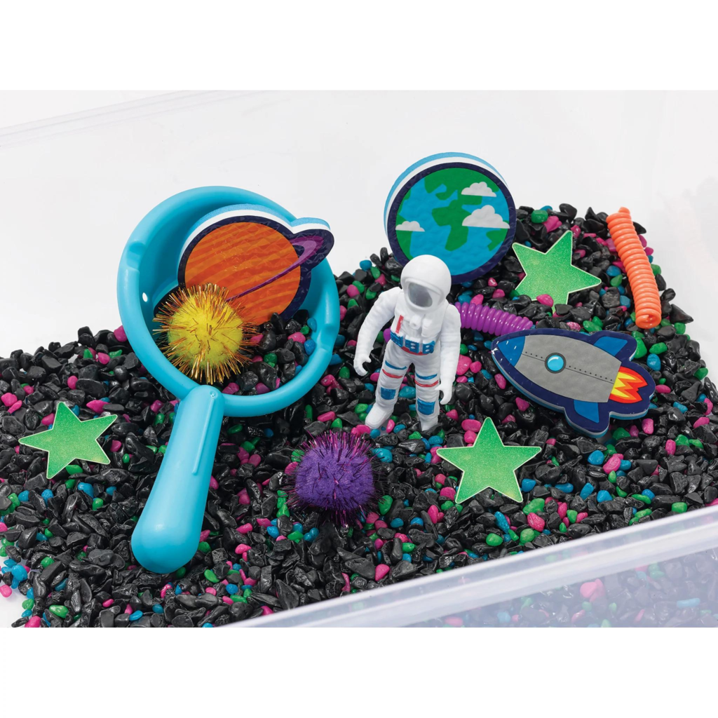 CREATIVITY FOR KIDS Sensory Bin Outer Space