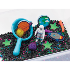 CREATIVITY FOR KIDS Sensory Bin Outer Space