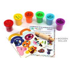BRIGHT STRIPES JR 6 Doughs + Wooden Roller