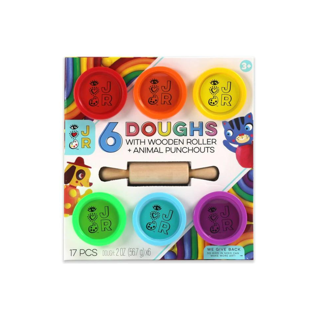 BRIGHT STRIPES JR 6 Doughs + Wooden Roller