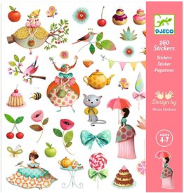 DJECO PG Stickers Princess Tea Party