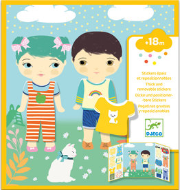 DJECO PG Sticker Stories Clothes