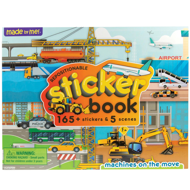 US TOY Transportation Sticker Book