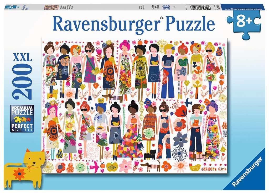 200pc Flowers And Friends