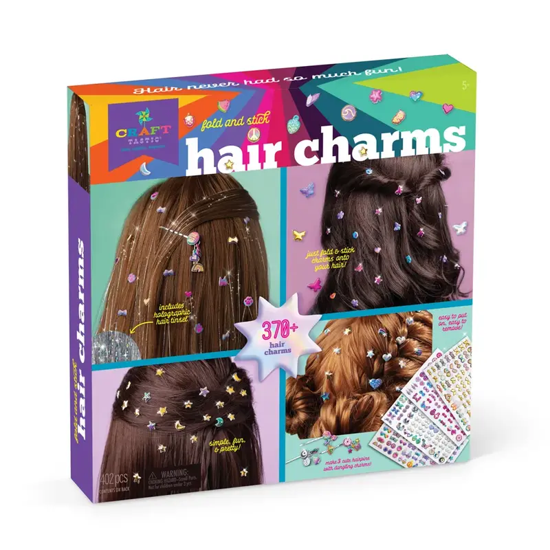 PLAYMONSTER Craft-tastic Stick-on Hair Charms