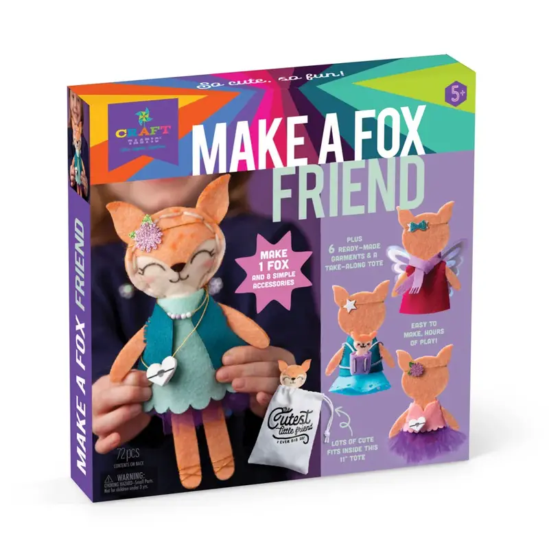 PLAYMONSTER Craft-tastic Make A Fox Friend