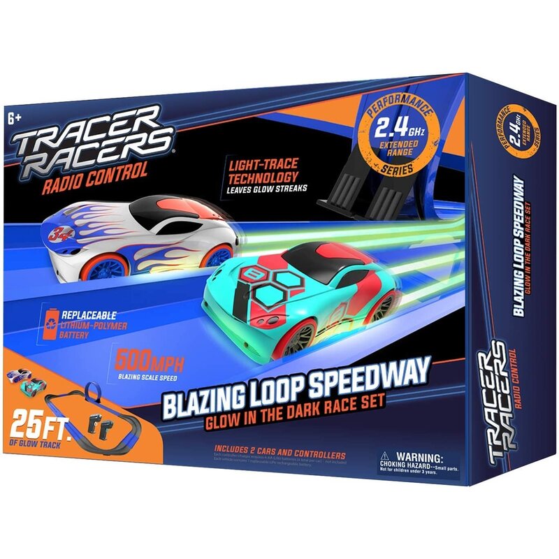 SD TOYZ Tracer Racers Blazing Loop Speedway