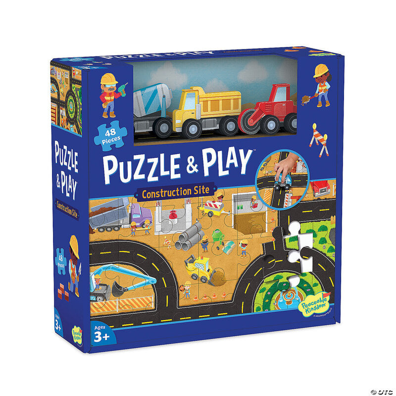 MINDWARE 48pc P&P Construction Site Puzzle