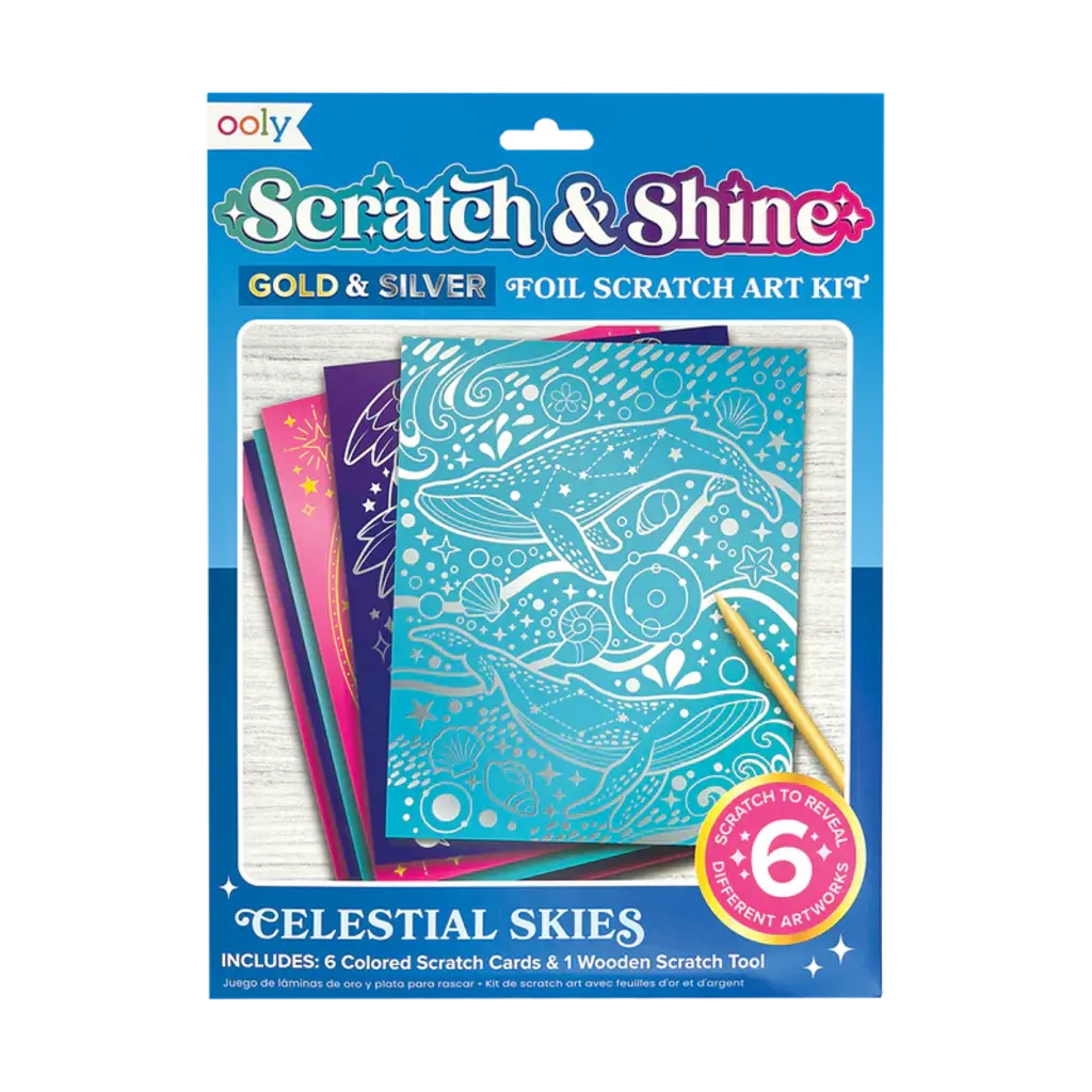 OOLY Scratch & Shine Celestial Skies