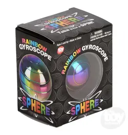 TOY NETWORK Rainbow Gyroscope Sphere