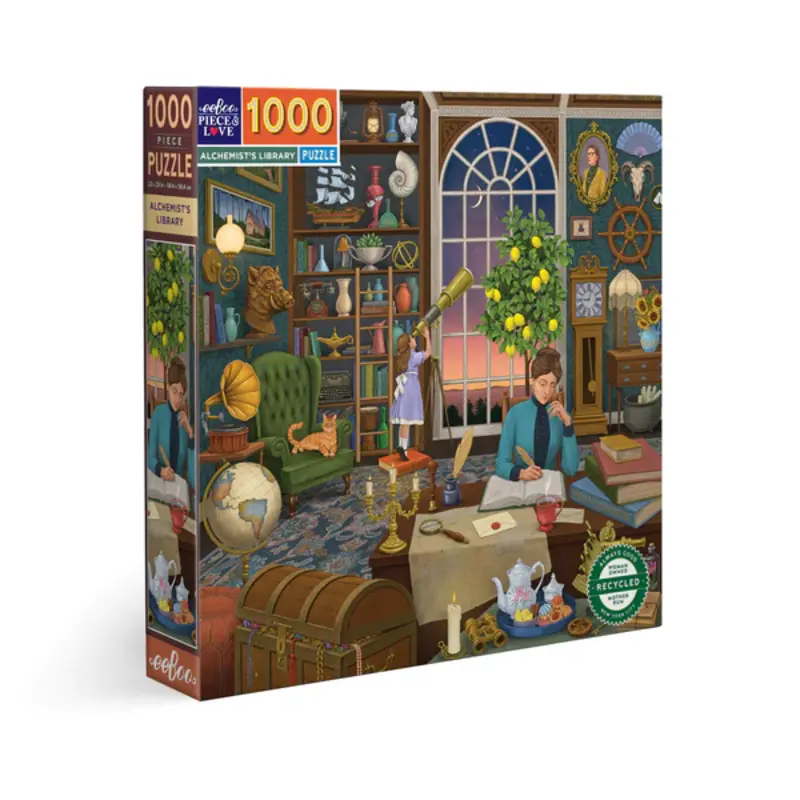 EEBOO 1000 pc The Alchemist's Library