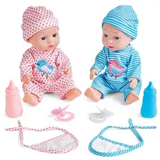 EPOCH EVERLASTING PLAY Cuddle 'n Care Twin Set