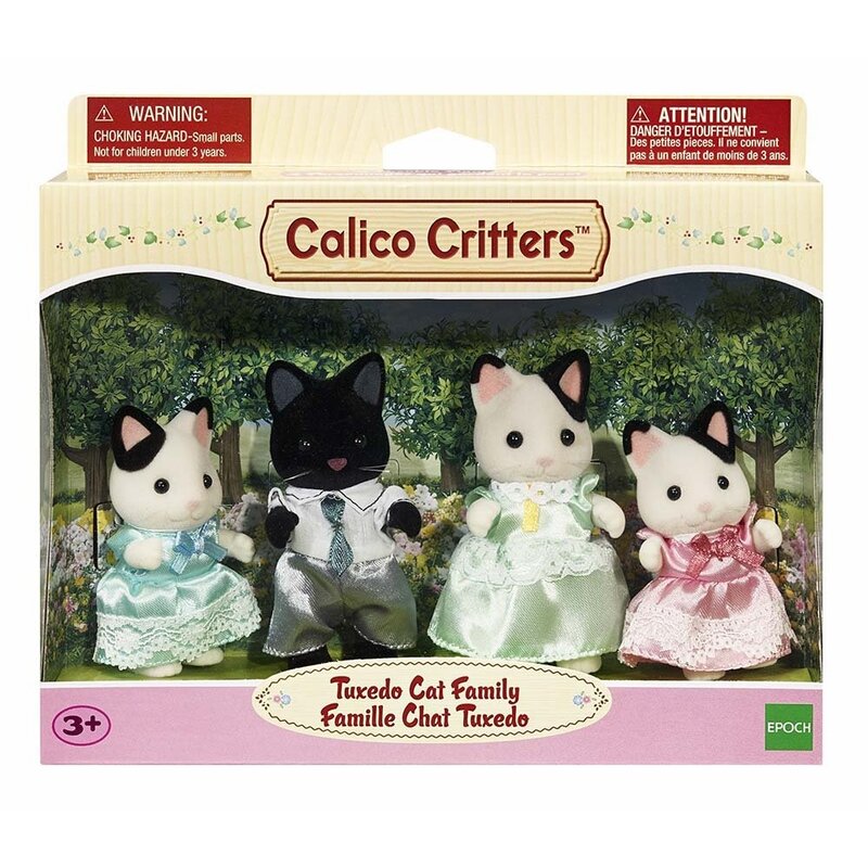 INTERNATIONAL PLAYTHINGS CC Tuxedo Cat Family