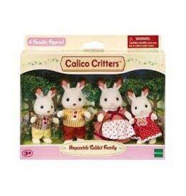 INTERNATIONAL PLAYTHINGS Calico Critters Chocolate Rabbit Family