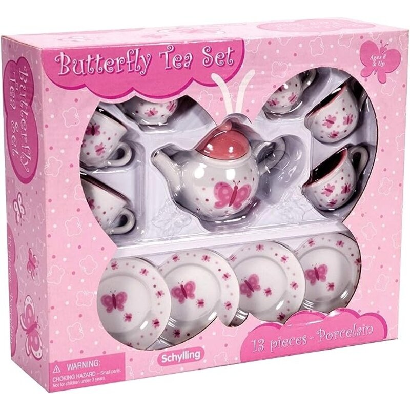 SCHYLLING Butterfly Tea Set Boxed