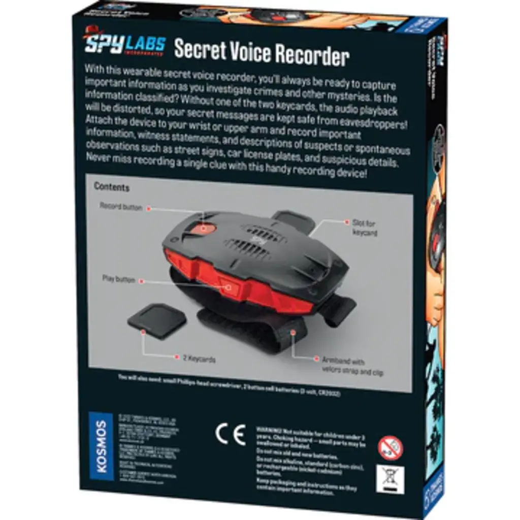 THAMES & KOSMOS Secret Voice Recorder Spy Labs