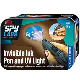 THAMES & KOSMOS Invisible Ink Pen & UV Light Spy Labs