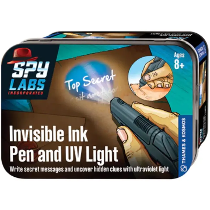THAMES & KOSMOS Invisible Ink Pen & UV Light Spy Labs