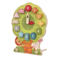 BABABOO AND FRIENDS Wonder Tree Shape Sorting Clock