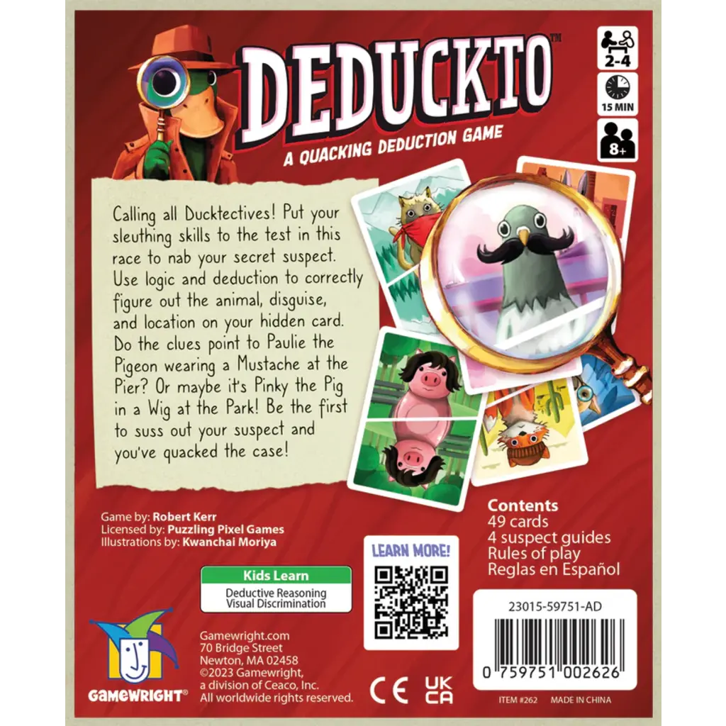 BUFFALO/GAMEWRIGHT/CEACO Deduckto