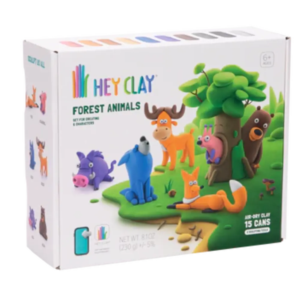Hey Clay Forest Animals