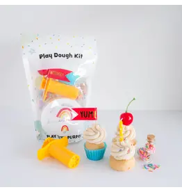 EARTH GROWN KIDDOUGHS Cupcake Sensory Dough Play Kit