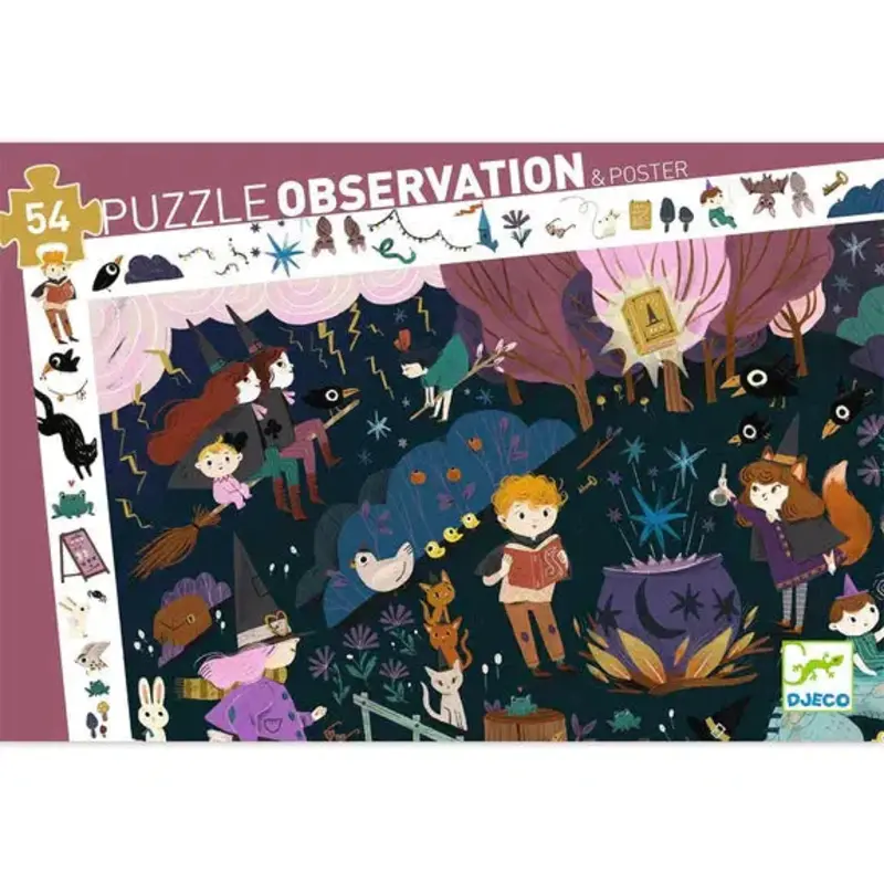 DJECO Sorcerer's Apprentices Observation Puzzle 54pc