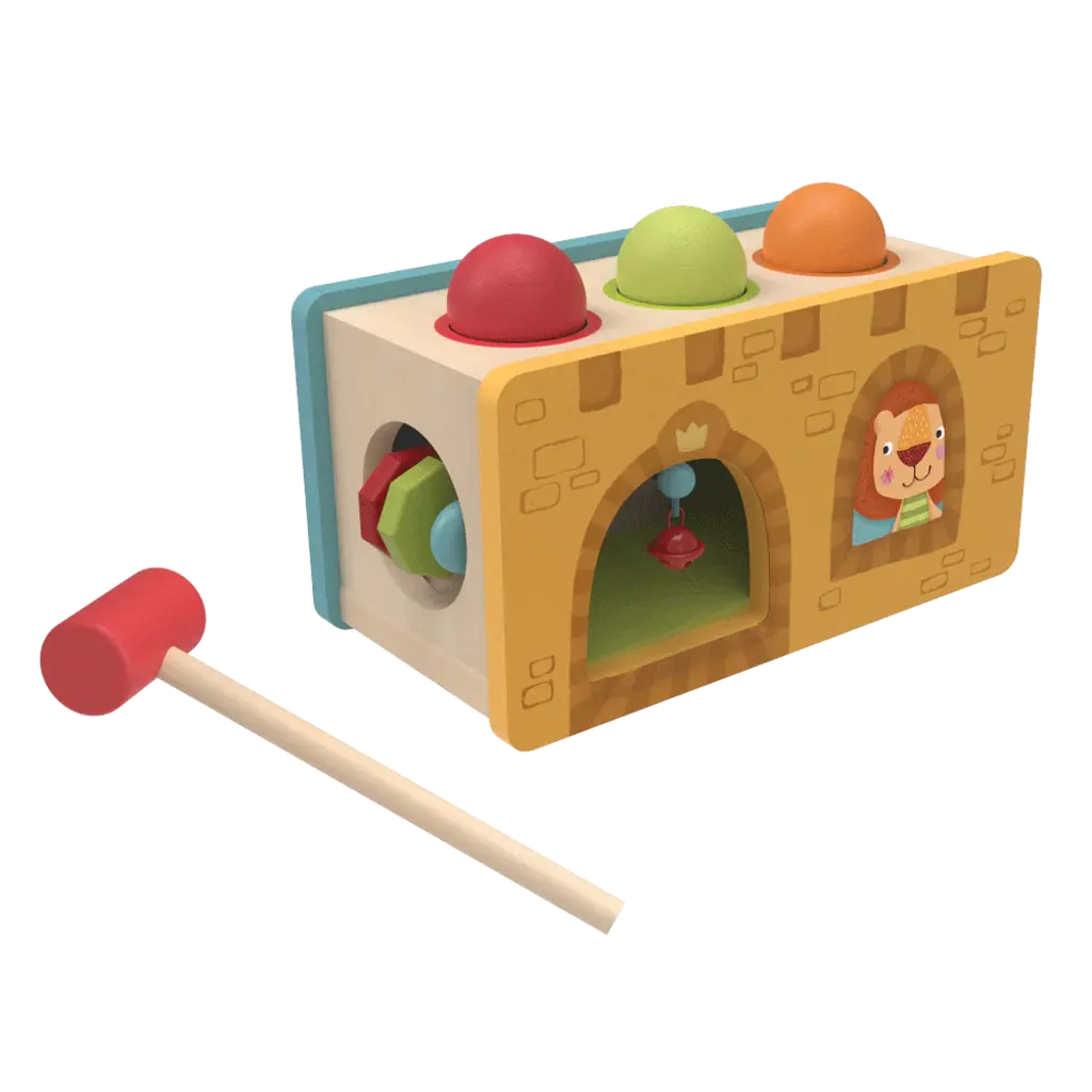 BABABOO AND FRIENDS Little Castle Pound and Roll Toy