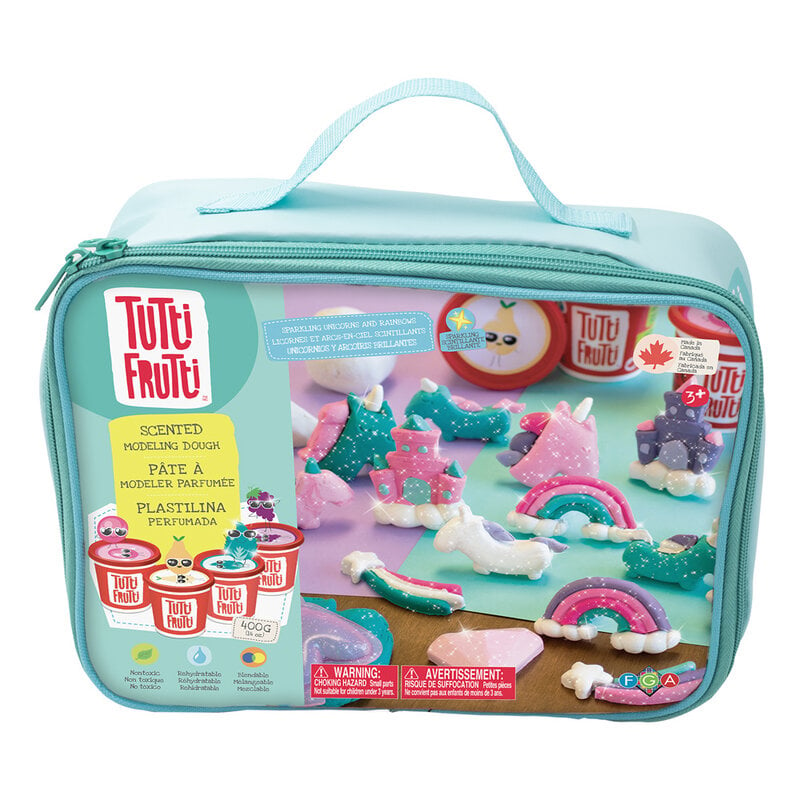 FAMILY GAMES Tutti Frutti Sparkling Unicorn & Rainbow Kit Lunchbag