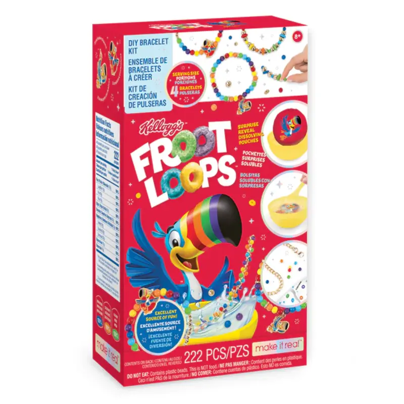 MAKE IT REAL Cereal-sly Cute Kellog's Froot Loops Bracelets