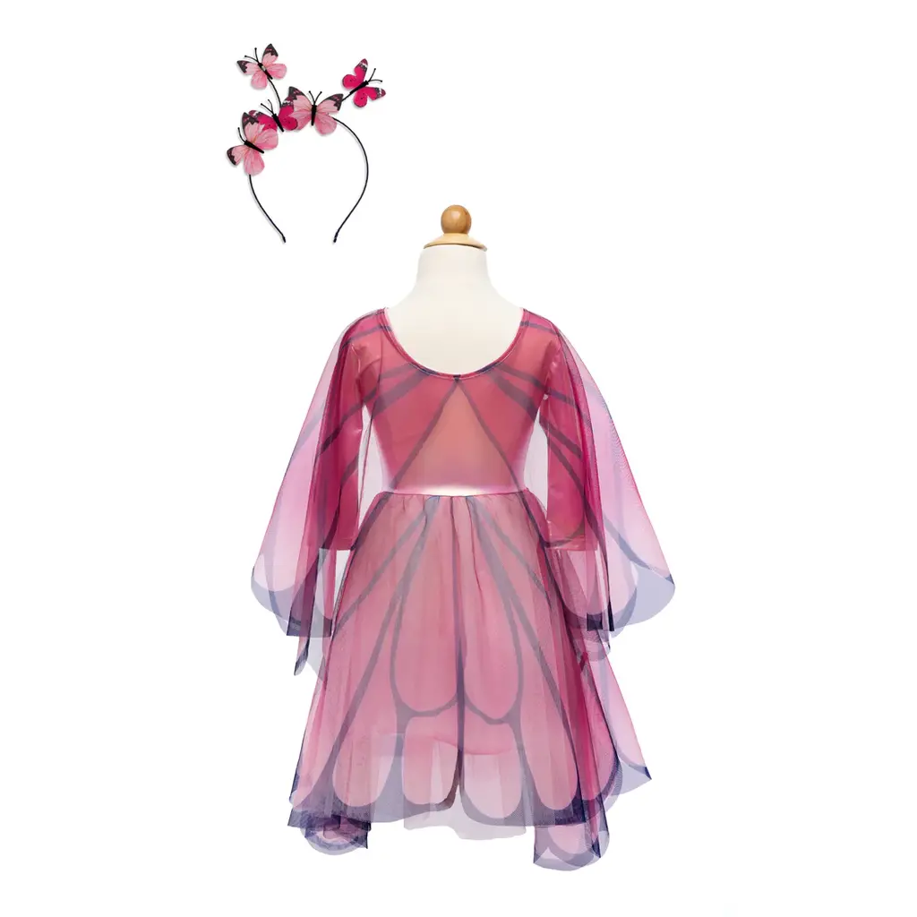 CREATIVE EDUCATION Butterfly Twirl with Wings Dress 3/4
