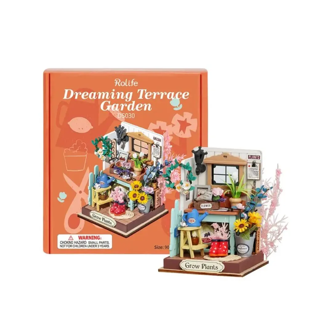 HANDS CRAFT Dreaming Terrace Garden Miniature DIY Kit (RT)