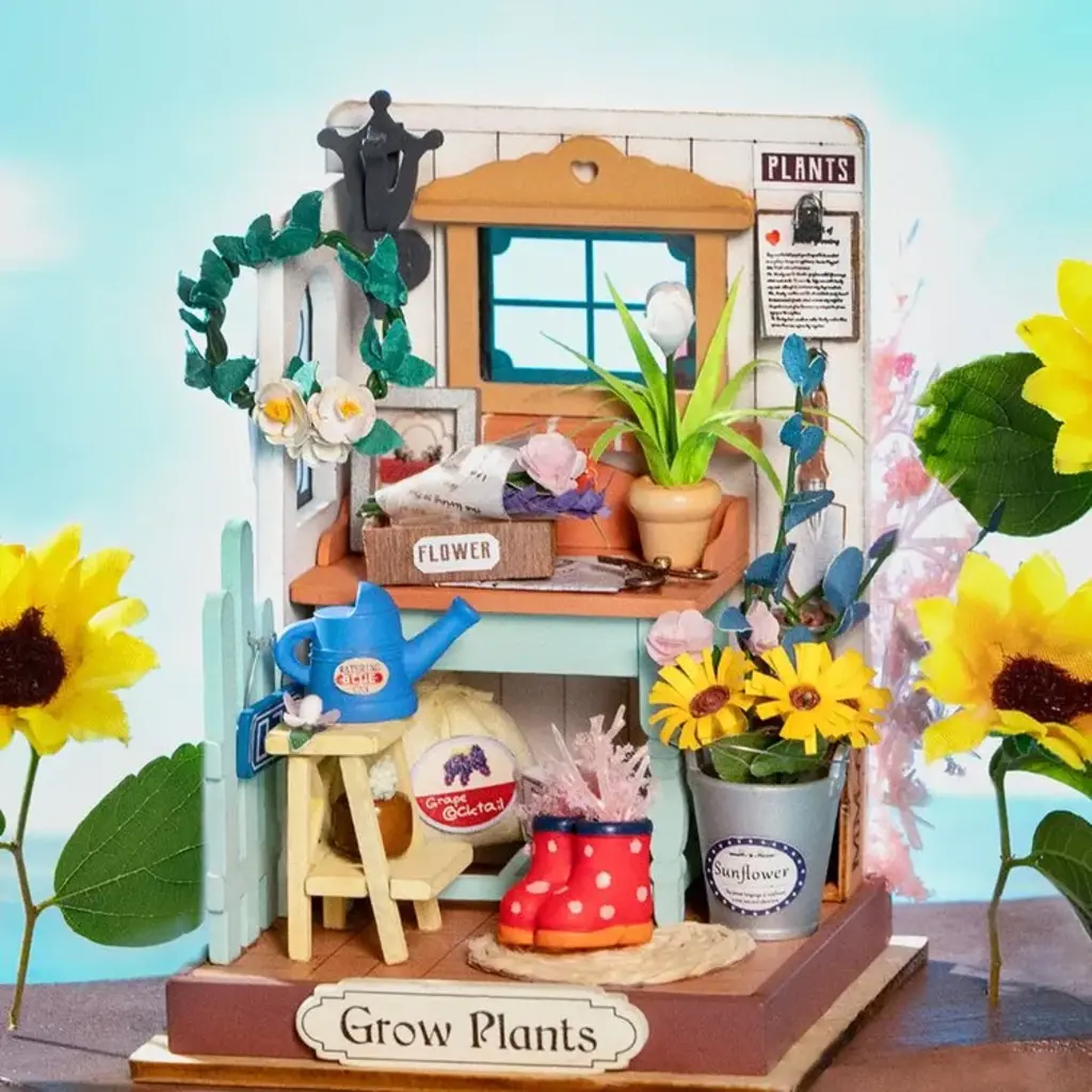 HANDS CRAFT Dreaming Terrace Garden Miniature DIY Kit (RT)