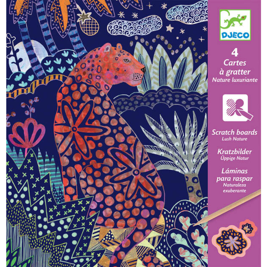 DJECO PG Scratch Cards Lush Nature