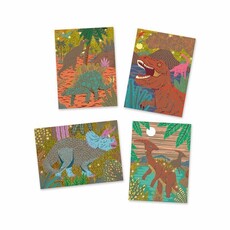 DJECO PG Scratch Cards Dinosaurs