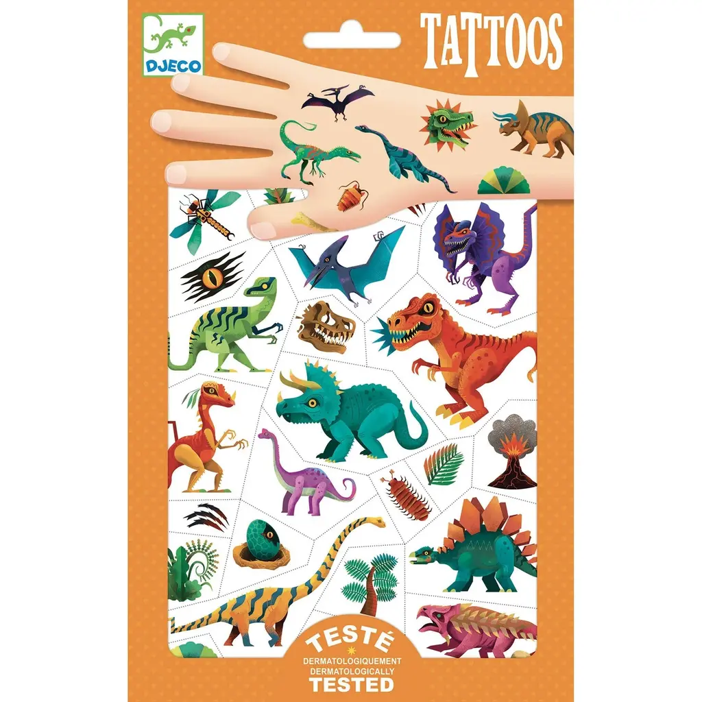 DJECO Tattoos Dino Club