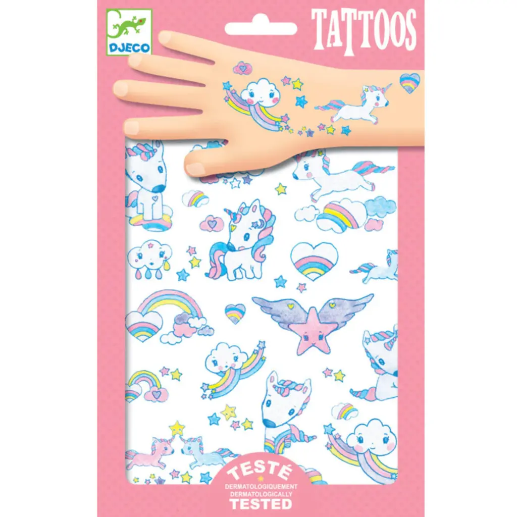 DJECO Tattoos Unicorns